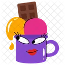 Eisbecher Dessert Suss Symbol