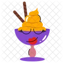 Eisbecher Eis Dessert Symbol