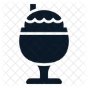 Eisbecher Eis Sahne Symbol