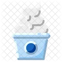 Sahne Tasse Gefroren Symbol
