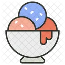 Eis Dessert Gefrorenes Dessert Symbol