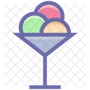 Eisbecher Eis Dessert Symbol