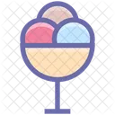 Eisbecher Eis Dessert Symbol