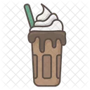 Eisbecher Frappe Eis Symbol