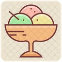 Eisbecher Gefrorenes Dessert Eis Symbol