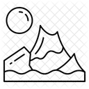Eisbedeckte Berge  Symbol