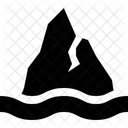 Eisberg Schmelzen Katastrophe Symbol