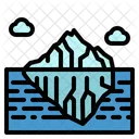 Eisberg Berg Landschaft Symbol