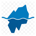 Eisberg Schmelzen Eis Erwarmung Symbol