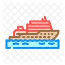 Eisbrecher Schiff Transport Symbol