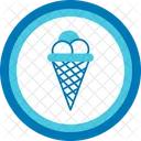 Eis Schwimmmeisterschaft Dessert Symbol