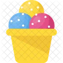 Eis Sahne Dessert Symbol