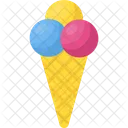 Sahne Dessert Gefroren Symbol