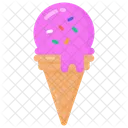Kegel Eis Suss Symbol