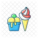 Farbe Symbol Dessert Icon