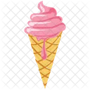 Eis Waffel Dessert Symbol