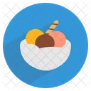 Eis Schokolade Erdbeere Symbol