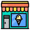 Eis Geschaft Laden Symbol