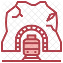 Eisenbahntunnel  Symbol