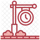 Eisenbahnuhr  Symbol