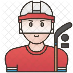 Eishockeyspieler  Symbol