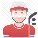 Eishockeyspieler  Symbol