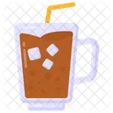 Kalter Kaffee Eiskaffee Getrank Symbol