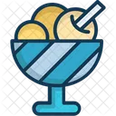 Eis Eiskugeln Dessert Symbol