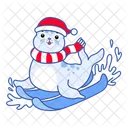 Robbe Narwal Arktis Symbol