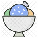 Eis Dessert Gefrorenes Dessert Symbol