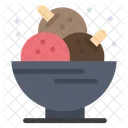 Geburtstag Dessert Eis Symbol