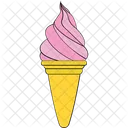 Gefrorenes Dessert Sorbet Eisbecher Symbol