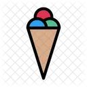 Kegel Eis Sussigkeiten Symbol