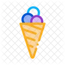 Balle Eis Sahne Symbol