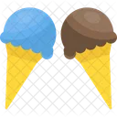 Eis Sahne Dessert Symbol