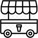 Eiswagen Imbisswagen Eisautomat Symbol