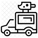Eiswagen Eislieferung Lieferwagen Symbol