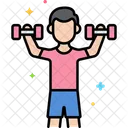 Ejercicio Fitness Gimnasio Icono