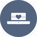 Analytik Diagramm EKG Symbol