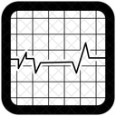 Analytik Diagramm EKG Symbol