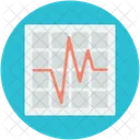 EKG Bildschirm Elektrokardiogramm Symbol