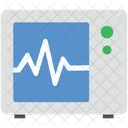 EKG Herzschlag Bildschirm Symbol