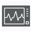 EKG Maschine Medizin Symbol