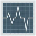 EKG Monitor Herzschlag Symbol