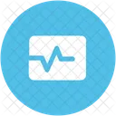 EKG Herzschlag Bildschirm Icon