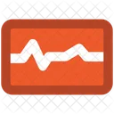 EKG Herzschlag Bildschirm Symbol