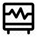 EKG Maschine Kardiologie Symbol