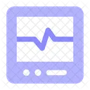 EKG Gerat EKG Maschine Symbol