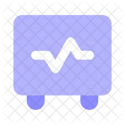 EKG-Gerät  Symbol