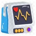 EKG Elektrokardiogramm Maschine Symbol